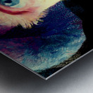 Post-Impressionist Icon – Piercing Eyes Portrait Art Print Metal print