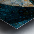 Circular Mosaic Portrait – Women’s Portrait Art Print Metal print