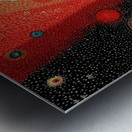 Stardust Vortex – Intricate Pointillist Abstract Metal print