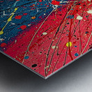 Chaotic Clarity – Anxiety Abstract Print Metal print