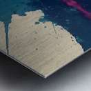 Impact Zone – Urban Splatter Abstract Print Metal print