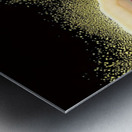 Molten Horizon – Dripping Lava Abstract Print Metal print