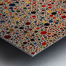 Infinity Dots – Multicolor Pointillist Abstract Print Metal print