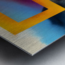 Framed Motion – Gradient Window Abstract Print. Metal print