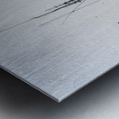 Ink Meridian – Minimal Line  Dot Study Print Metal print