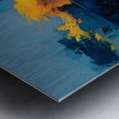 Edge of Light – Geometric Horizon Abstract Print Impression metal