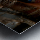 Blue Resolve – Warrior Portrait Art Print Metal print