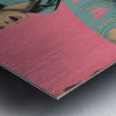 Bombshell Joyride – Pop Art Pin-Up Print Metal print