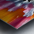 Chromaflare Plume – Abstract Paint Burst Print Metal print