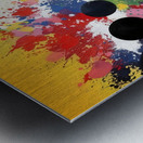 Orbital Dayglow – Splash & Orbs Abstract Print Metal print