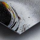 Chromatic Surge – White Splash Abstract Art Print Metal print