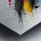 Impact Vector – Color Burst on Gray Print Metal print