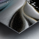 Stellar Ribbons – Cosmic Flow Abstract Print Impression metal