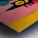 The Laughing Cat – Contemporary Pop Art Print Metal print