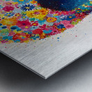 Garden of the Dead – Floral Skull Art Metal print