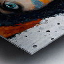 Who Told You  – Modern Portrait Print Metal print