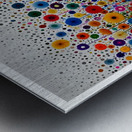 A Field That Never Ends– Abstract Wildflowers Print Metal print