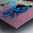 Pink Room Bouquet – Floral Still Life Print Impression metal