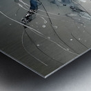 Weightless Grace – Abstract Jellyfish Print Metal print