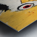 Quack Attack – Abstract Animal Portrait Print Metal print