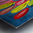 Dual Spectrum Blooms – Color Fusion Floral Print Metal print