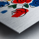 Joyful Lines – Modern Abstract Bouquet Print Metal print