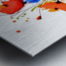 Whisper of Bloom – Contemporary Watercolor Vase Print Metal print