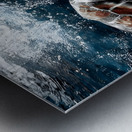 Depthlight – Sea Turtle Print Metal print