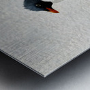 Watercolor Wanderer – Penguin Print Metal print