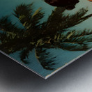 Departure – Retro Travel Muse Print Metal print