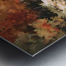 Autumn Drift - River Fly Fishing Print Metal print