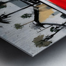 Crimson Lot - Coastal Village Print Impression metal