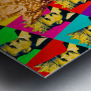 Crowned Pop - Trump Portrait Print Metal print