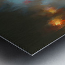 Through the Smoke – Western Cowboy Print Metal print