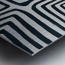 Urban Maze – Monochrome Abstract Print Metal print