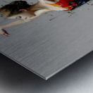 Painted Arabesque – Ballerina Print Metal print