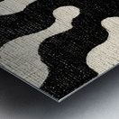 Radiant Face – Tribal Abstract Print Metal print