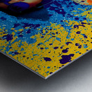 Vivid Rebellion – Color Splash Portrait Print Metal print