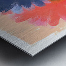 Cotton Candy Gerbera – Pink Blue Daisy Print Metal print