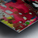 Red Storm – Abstract Expressionist Art Print Impression metal