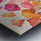 Petals in Paradise – Pastel Garden Abstract Print Impression metal