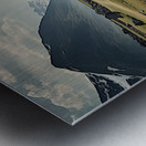 Valley of Serenity – Mountain Lake Landscape Print Metal print