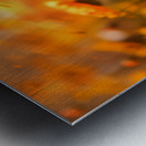 Honeyfield Glow – Warm Sunflower Bokeh Print Metal print