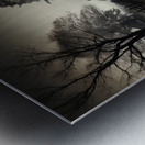 After the Rain – Moody Country Road Print Metal print