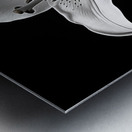 Golden Meadow by the Lake – Wildflower Panorama Print Impression metal