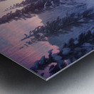 Solstice River – Winter Twilight Landscape Print Impression metal