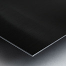 Tempest Curve – Black & White Ocean Wave Print Metal print