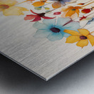 Audacious – Abstract Floral Print Metal print