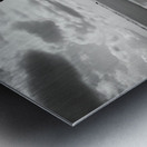 Lost in My Eyes – Monochrome Coastal Dog Photography Print Metal print