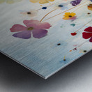 Flower Explosion – Colorful Wildflower Meadow Art Print Impression metal